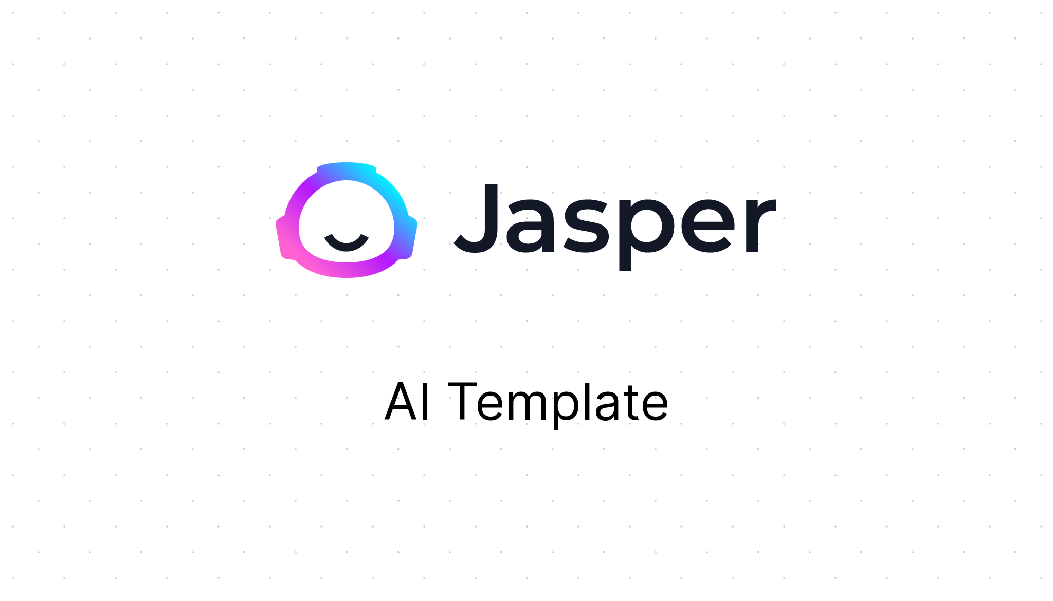 AI Template Jasper AI Template Jasper
